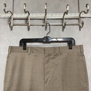 Brooks Brothers Pants Men 36X34 Beige Italy Reda Flexo Merino Wool Milano Luxe